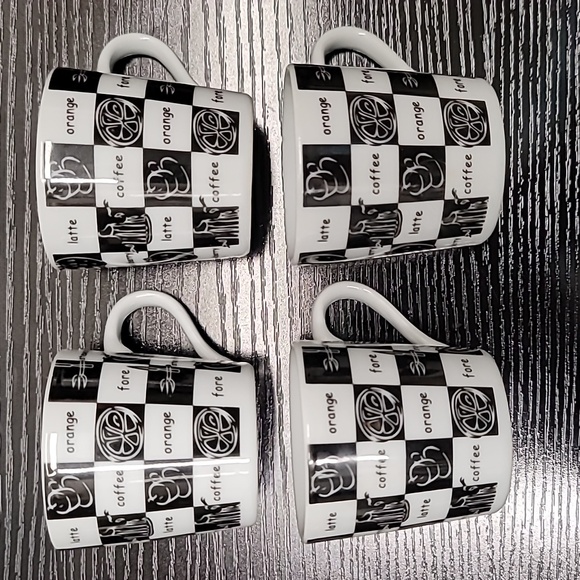 (4) Alpine Cuisine espresso cups with saucers. - Picture 6 of 9